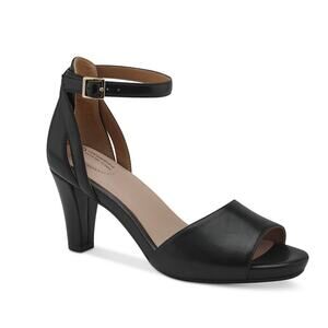 New Giani Bernini Women's Clarrice Memory Foam Dress Sandals Black 9M